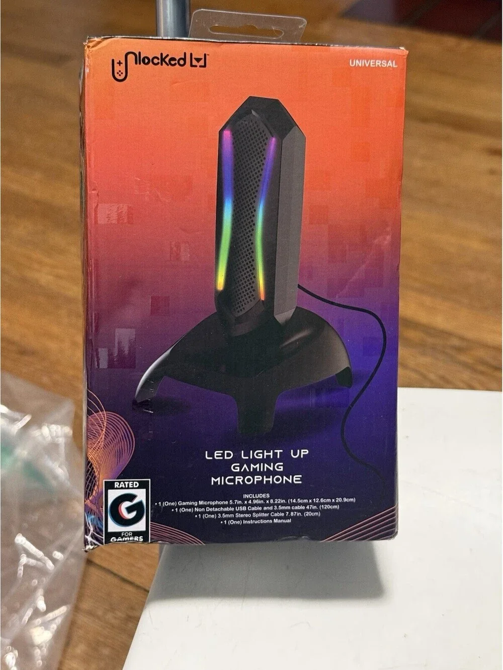 Unlocked LED Light Up Gaming Microphone